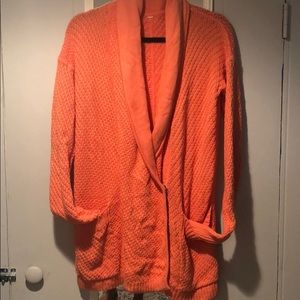 Lululemon - Coral Knit Post Practice Sweater